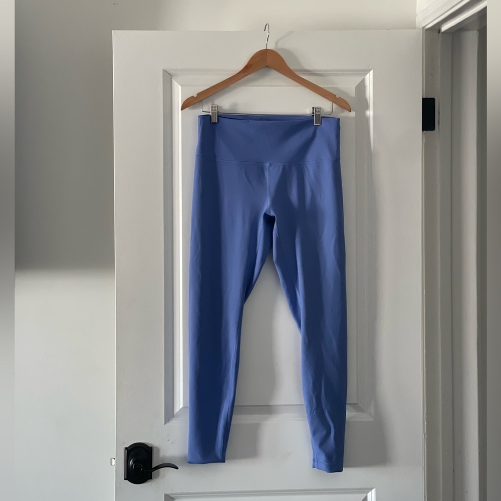 LULULEMON Periwinkle Blue High Waist Leggings 12